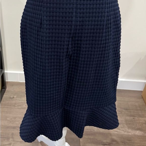 Banana Republic Dark Blue Asymmetrical Skirt Size 6 Career Office Preppy - Picture 4 of 7